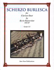 cover Scherzo Burlesca Clarinet Duet cover